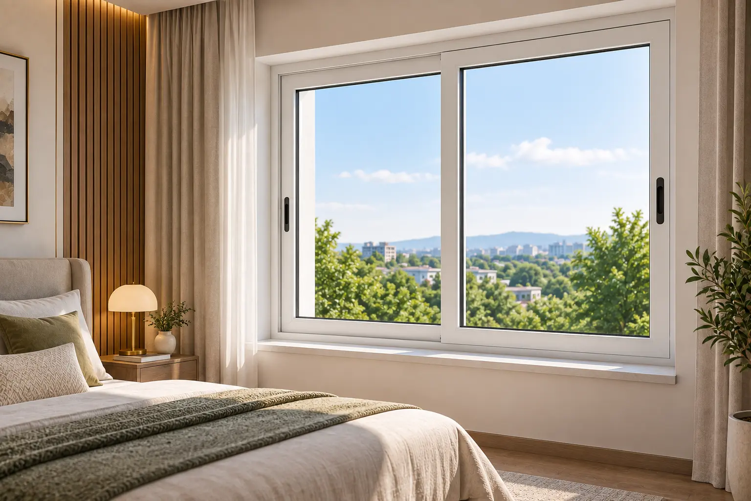 Bedroom uPVC window